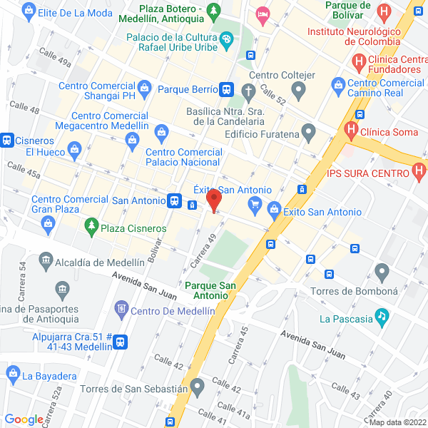 Mapa de Celebraciones Casa Blanca
