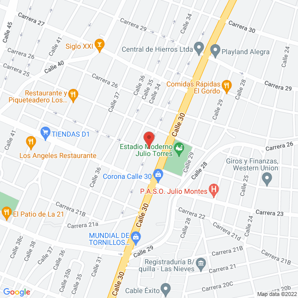 Map of Celta S.A.S.