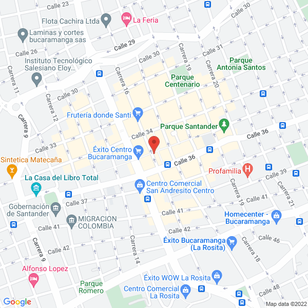 Map of Celular Center