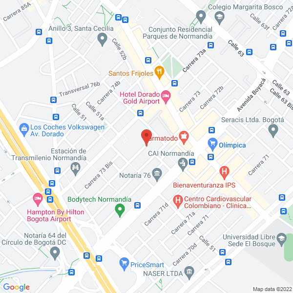 Mapa de Casa Hogar El Refugio De Mis Años