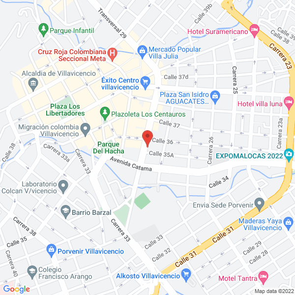 Map of Casa Japonesa