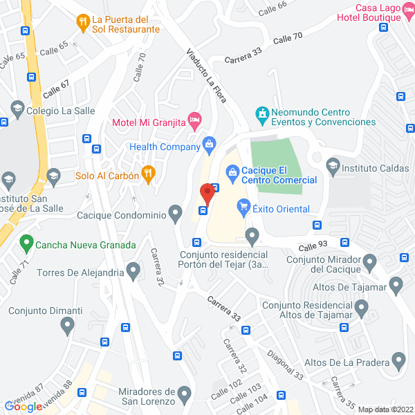 Map of Clínica De Ropa Arte Y Moda