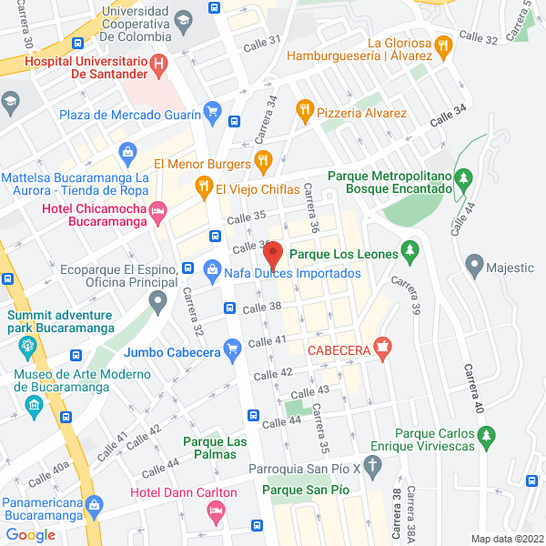 Map of Clínica De Ropa Juliana