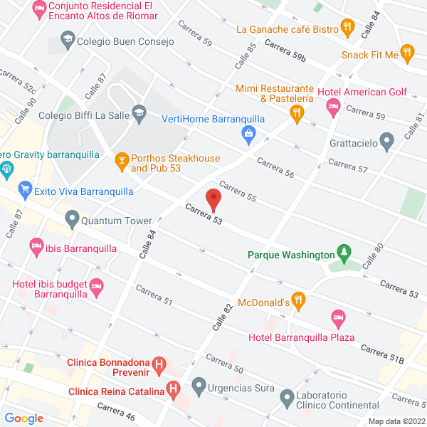 Map of Clínica Dental Implant Center