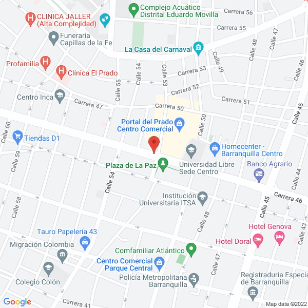 Map of Clínica Dental Oraldenti