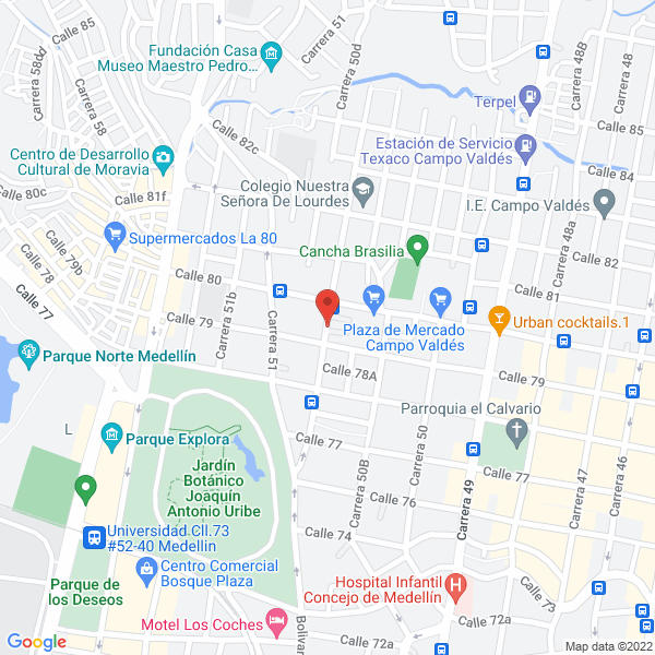 Mapa de Club Deportivo Semillero Miranda