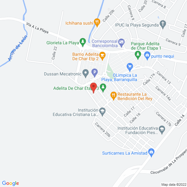 Map of Clúnica Labimed Ltda.