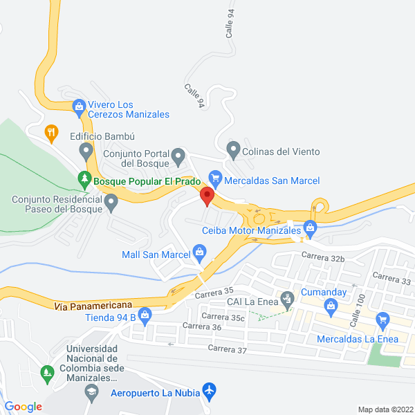 Map of Cluster Producciones