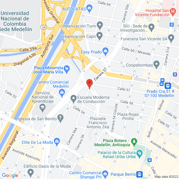 Mapa de Centro De Enseñanza Automovilísticas Conduvial