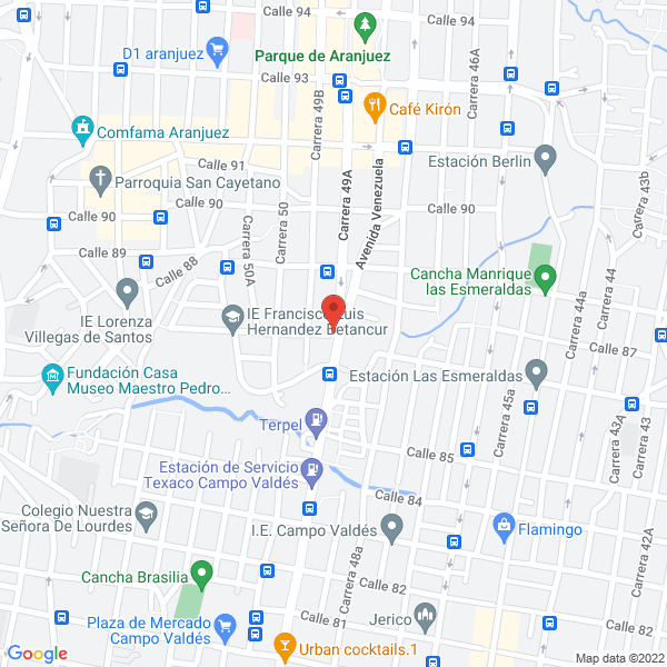 Mapa de Cernes San Fernando