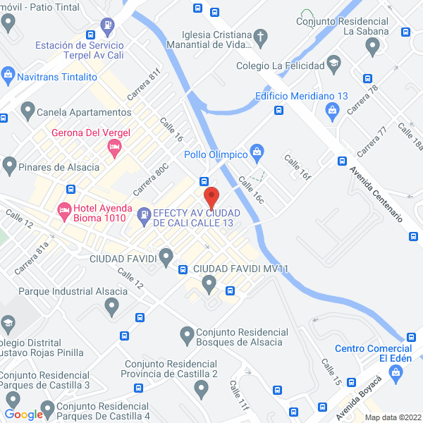 Mapa de Centro De Alabanza Oasis