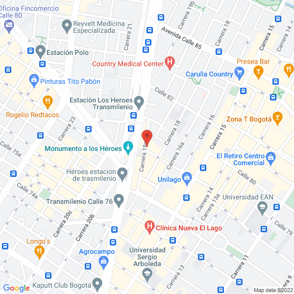 Mapa de Centro De Altos Estudios Jurídicos.
