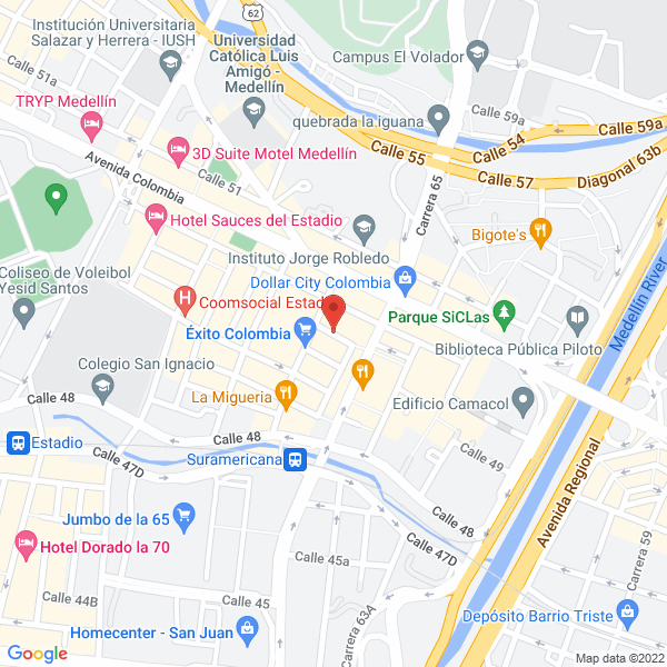 Mapa de Centro De Belleza Luz E.Chica