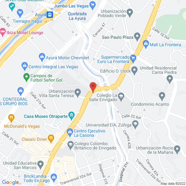 Mapa de Centro De Belleza Ungla