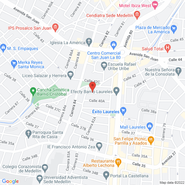 Mapa de Centro Educativo Grandes Poetas