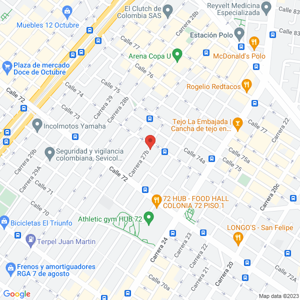 Mapa de Casa Moreno