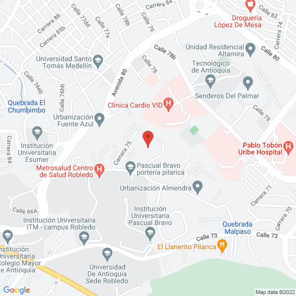 Mapa de Casa Pedro Arrupe Compania De Jesus
