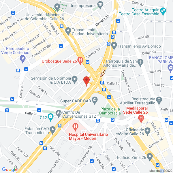 Mapa de Cc Media S.A.S.