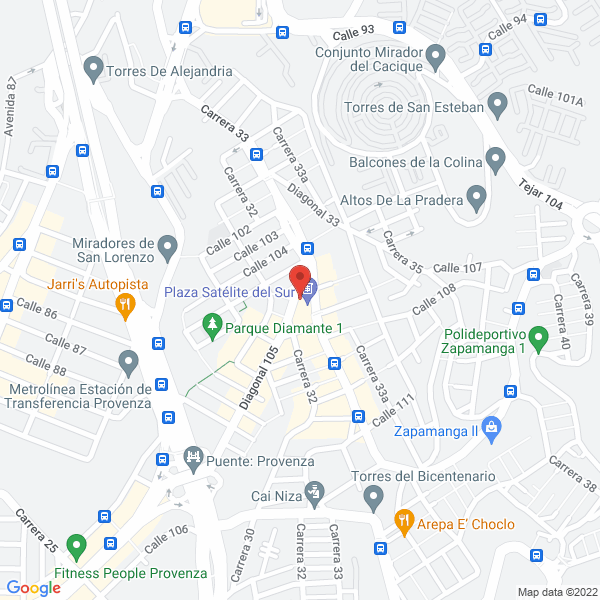 Map of Cielos Rasos Becmar