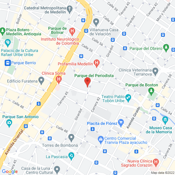 Mapa de Cigarrería El Periodista