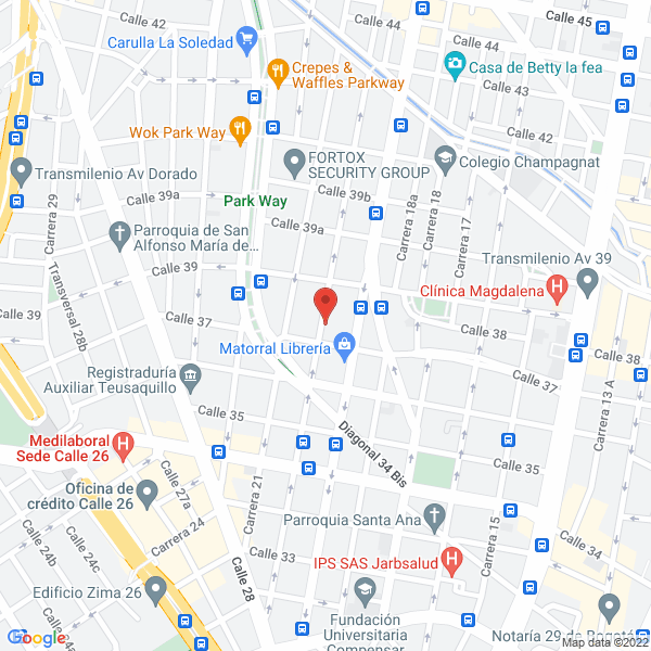 Mapa de Consultoria Colombiana