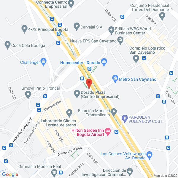 Mapa de Operadora Colombiana De Cines S.A.