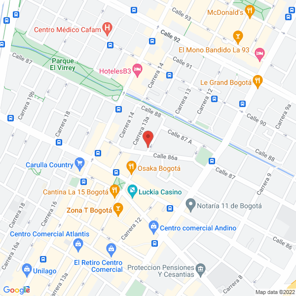 Mapa de Lavandería Classic Dry Cleaning