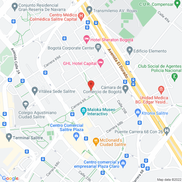 Mapa de Castillo Trading S.A.S.