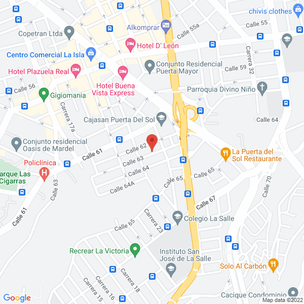 Map of Cencabas I.P.S