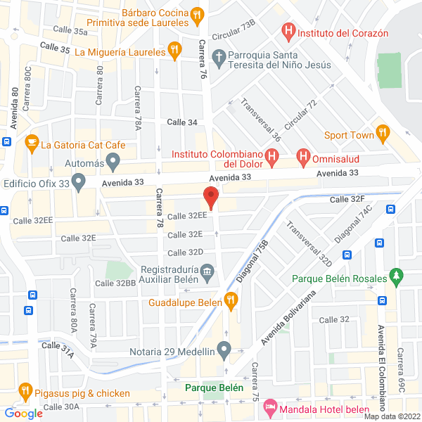 Mapa de Cenfimax S.A.S