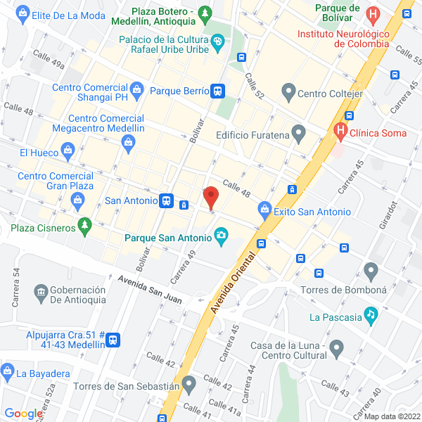 Mapa de Cenop
