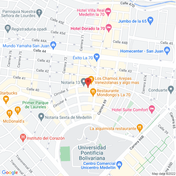 Mapa de Centro Cultural San Andrés