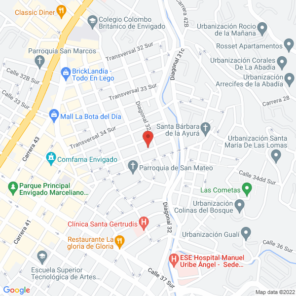 Mapa de Centro De Belleza Lina Montenegro