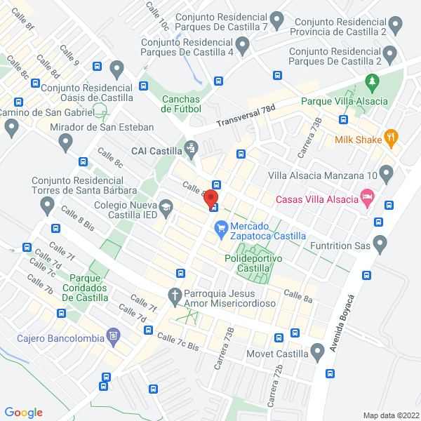 Mapa de Centro De Belleza Y Estetica Orquidea Spa