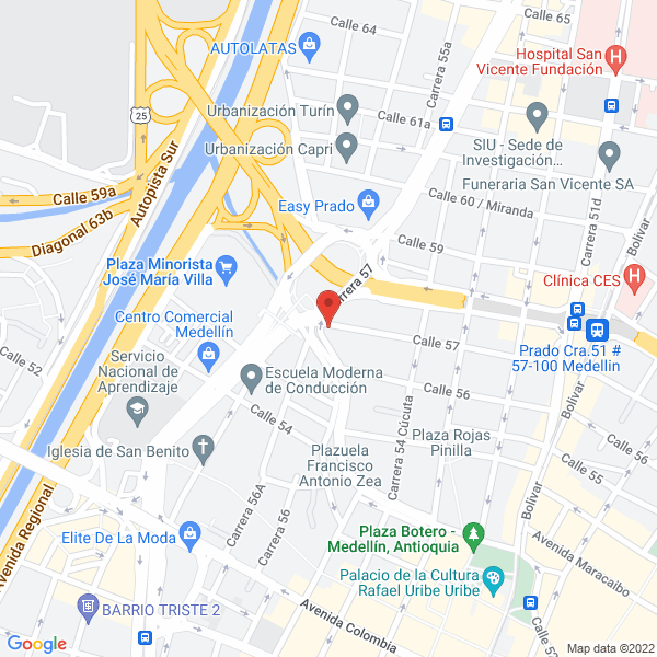 Mapa de Centro Dental Popular Jesús De La Buena Esperanza