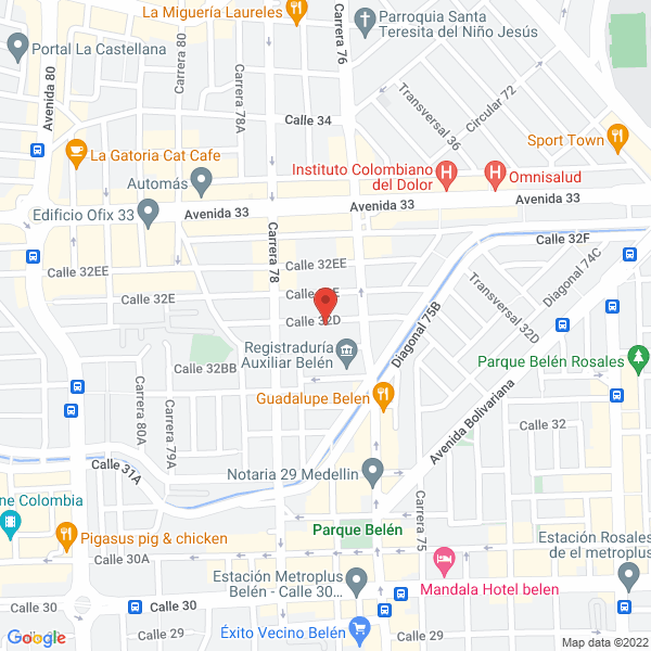 Mapa de Centro Educativo Los Santos Angeles