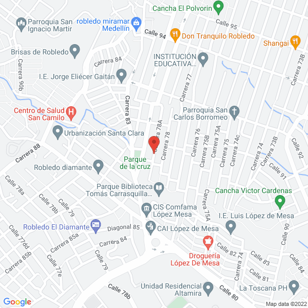 Mapa de Centro Educativo Merluc Ltda