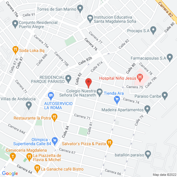 Map of Centro Educativo Mi Hogar Encantado