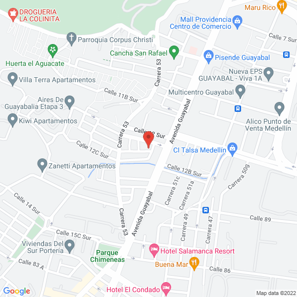 Mapa de Centro Educativo Montesca