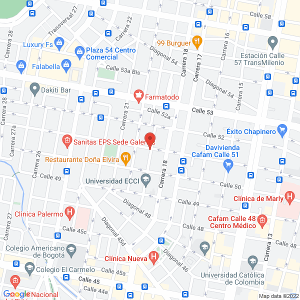 Mapa de Coco Blue Salsa Band S.A.S.
