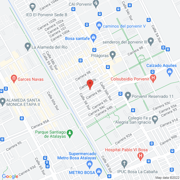 Mapa de Coingprob Ltda.