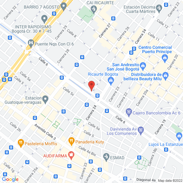Map of Centro De Servicios Carcromo S.A.S
