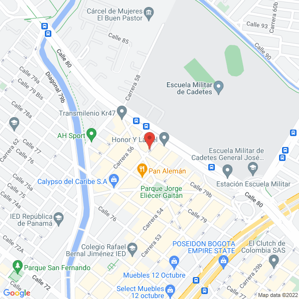Mapa de Centro De Servicios Fiat Mazda Ltda.