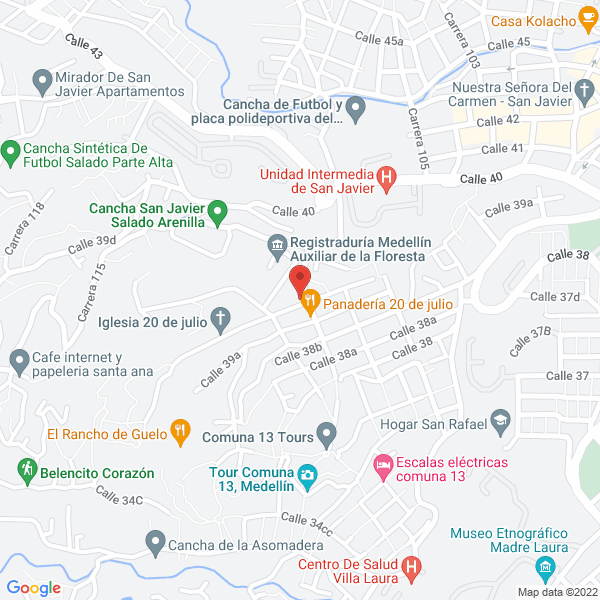 Mapa de Centro Médico San Vicente
