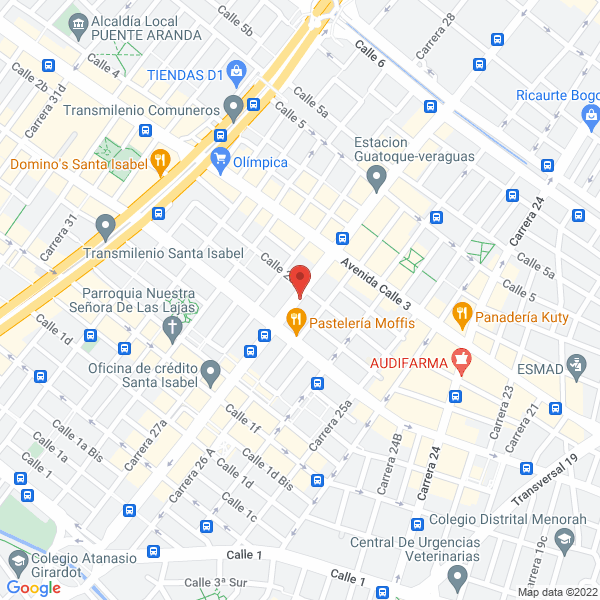 Mapa de Centro De Servicios Su Casa