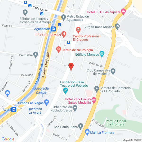 Mapa de Centro Educativo Trampolin