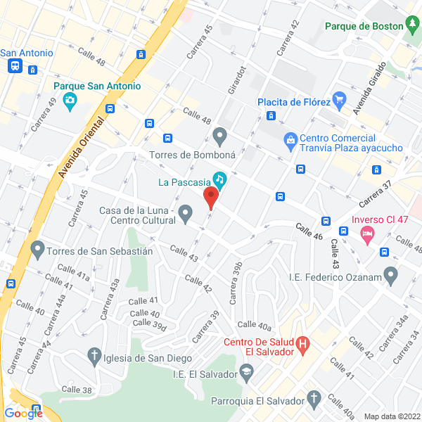 Mapa de Centro Especializado De La Industria Plastica.