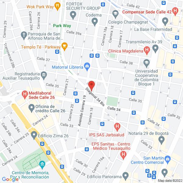 Mapa de Componente Serviex S.A.S.
