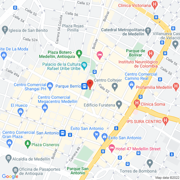 Mapa de Compra Venta Antioquia