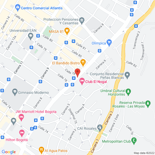 Mapa de Club El Nogal